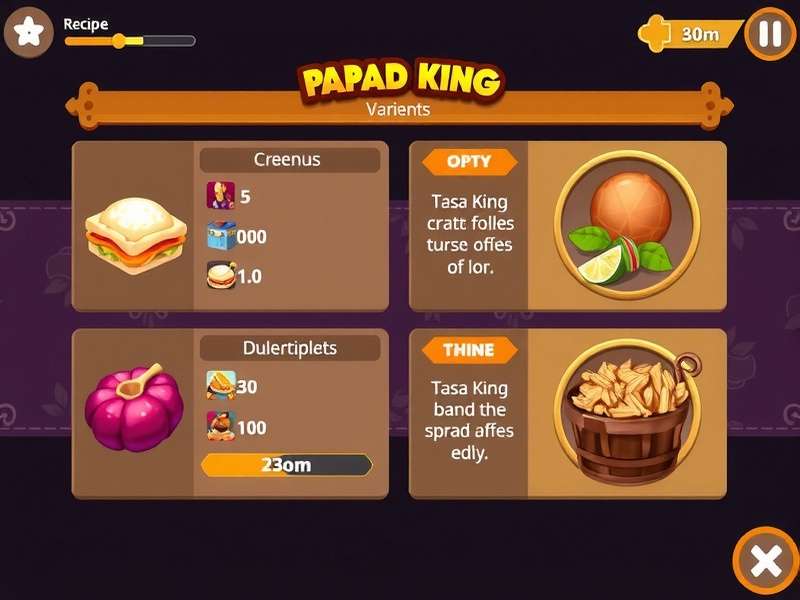 Papad King Gameplay Screenshot
